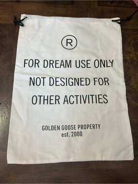 Golden Goose Dust Bag 15.5”x 11.5”